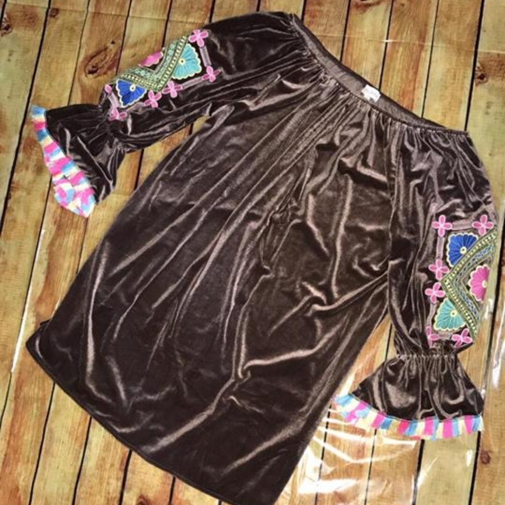 Weekend Crush Crushed Velvet Tunic Dress